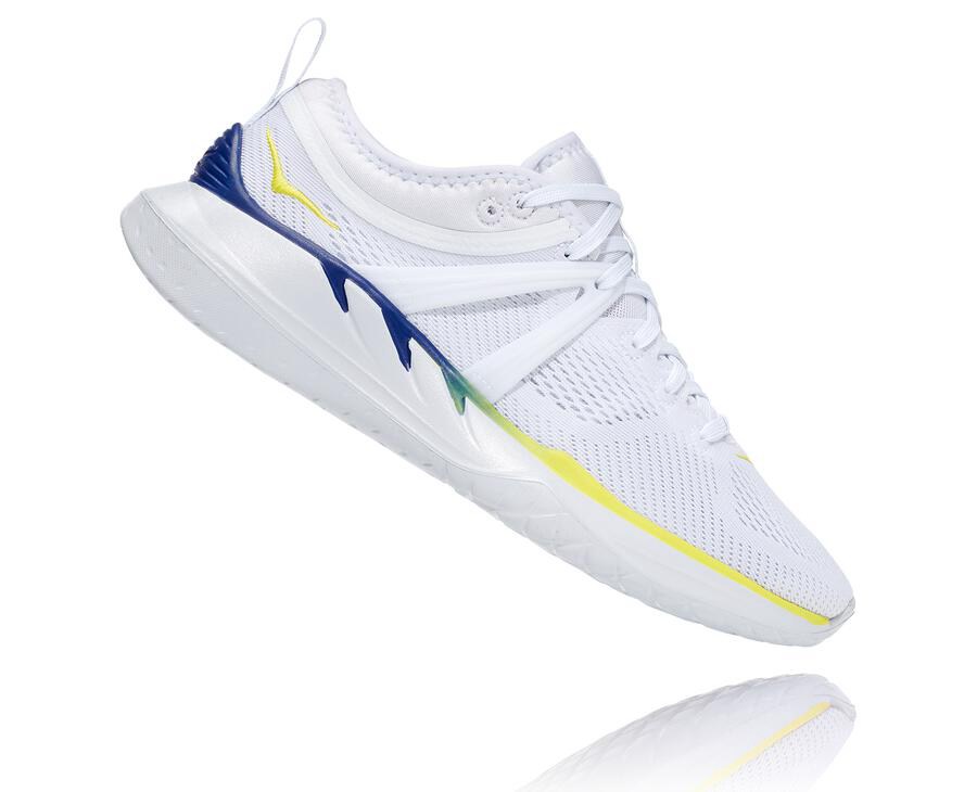 Hoka One One Tivra Löparskor Dam - Vita - TSCHV-9651